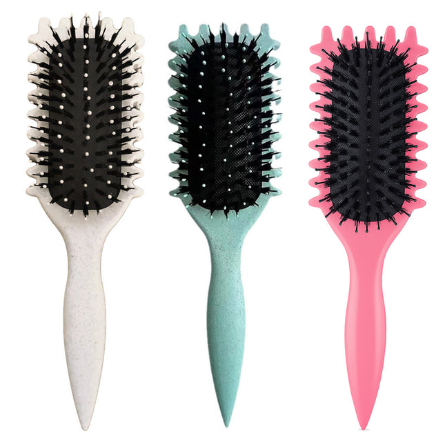 Bounce Curl Defining Styling Brush Air Cushion Comb for Hair Care and Styling