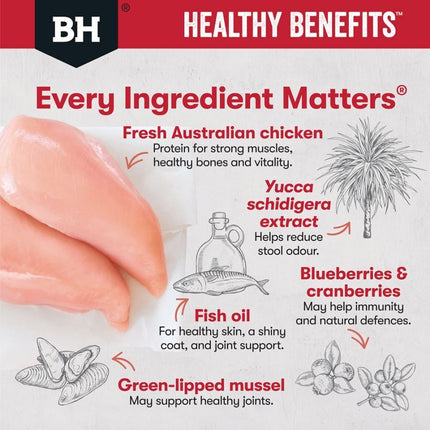 BLACK HAWK DOG HB JOINT 2KG or 12KG BH447 HEALTHY BENEFITS MUSCLE