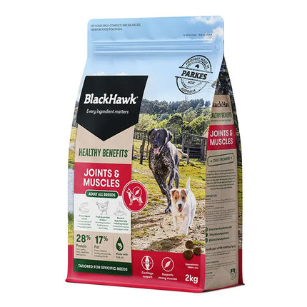 BLACK HAWK DOG HB JOINT 2KG or 12KG BH447 HEALTHY BENEFITS MUSCLE