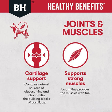 BLACK HAWK DOG HB JOINT 2KG or 12KG BH447 HEALTHY BENEFITS MUSCLE