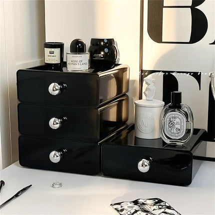 Multi-Layer Desktop Cosmetic Storage Box Office Drawer Organizer Rack Holder