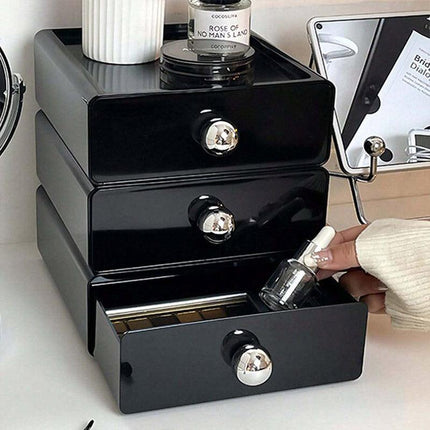 Multi-Layer Desktop Cosmetic Storage Box Office Drawer Organizer Rack Holder