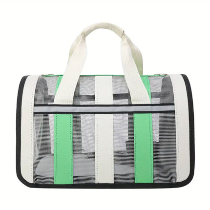Pet Carrier Bag Portable Travel Cat Tote Bag Soft Breathable Cat Bag for Outdoor