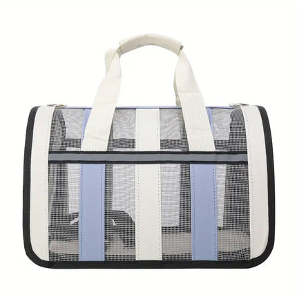 Pet Carrier Bag Portable Travel Cat Tote Bag Soft Breathable Cat Bag for Outdoor