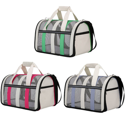 Pet Carrier Bag Portable Travel Cat Tote Bag Soft Breathable Cat Bag for Outdoor