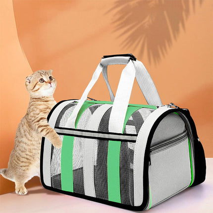 Pet Carrier Bag Portable Travel Cat Tote Bag Soft Breathable Cat Bag for Outdoor
