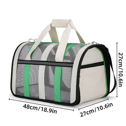 Pet Carrier Bag Portable Travel Cat Tote Bag Soft Breathable Cat Bag for Outdoor