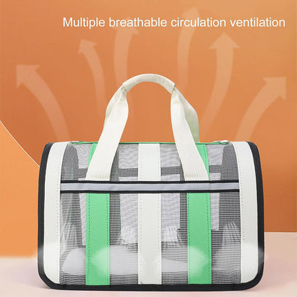 Pet Carrier Bag Portable Travel Cat Tote Bag Soft Breathable Cat Bag for Outdoor