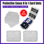20PCS 8 in 1 Protective Case for Smartphones Camera with Multiple Card Slots