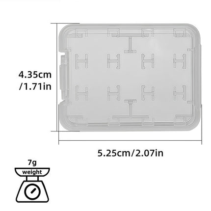 20PCS 8 in 1 Protective Case for Smartphones Camera with Multiple Card Slots