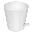 5pcs Self Watering Planter Desktop Plastic Round Planter Auto Suction Lazy Pot