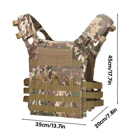 Outdoor Tactical Vest Adjustable Utility Vest Airsoft Paintball Gear