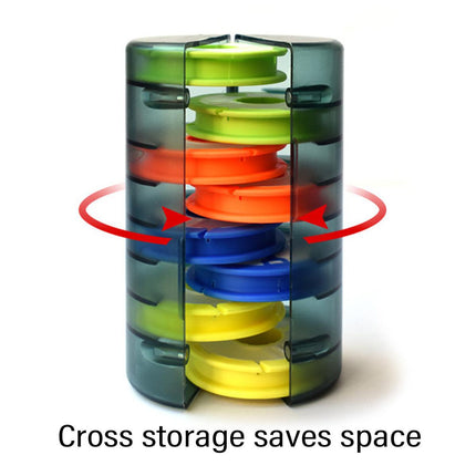 Multi Functional Fishing Line Storage Box Main Shaft Cable Organizer Tackle Case