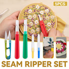 5 PCS Colorful Seam Ripper Assortment Thread Remover Kit Durable Easy to Use