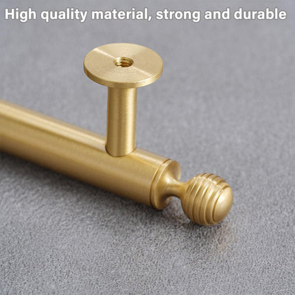 Copper Cabinet Handles 6 Sizes Modern Pulls for Wardrobe Drawer Shoe Cupboard