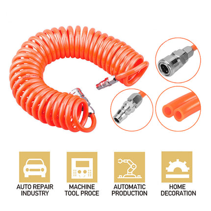 Pneumatic Spring Air Hose Telescopic PE Tube for Compressor Aquarium 6m 9m 15m