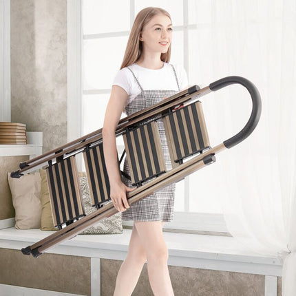 4 Step Home Folding Ladder Anti-Slip 150KG Load Capacity Space Saving Sturdy