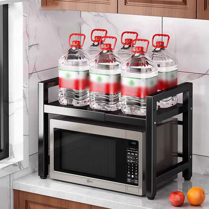 Retractable Home Double Layer Oven Rack Heat Resistant Durable Space Saving