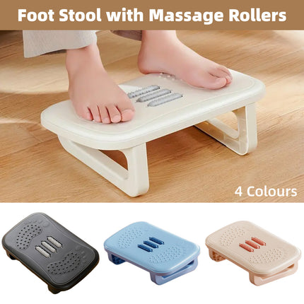 Ergonomic Office Footrest Adjustable Under Desk Stool Anti Fatigue Foot Support