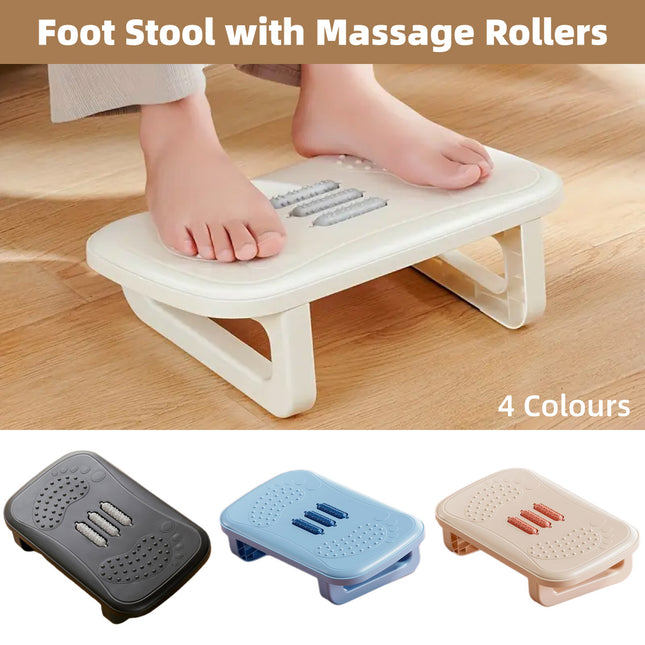 Ergonomic Office Footrest Adjustable Under Desk Stool Anti Fatigue Foot Support