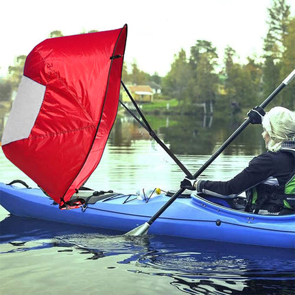 Portable Boat Sail Kayak Sail Folding Nautical Sailing Accessory Water Sports