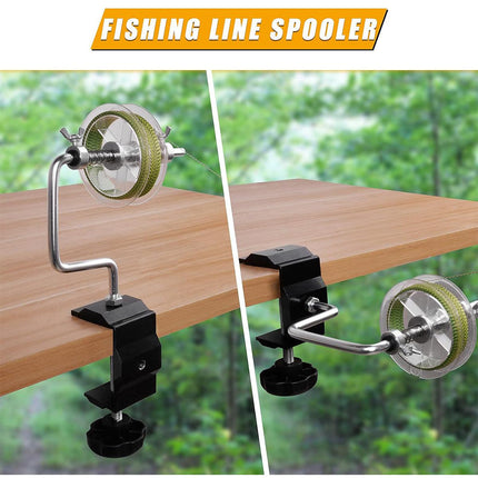 Fishing Line Winder Spooler Reel Spooling Station Portable Tackle Tool System