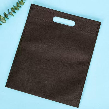 Portable Non Woven Flat Pocket Bags 100pcs Lightweight Shopping Storage Bags