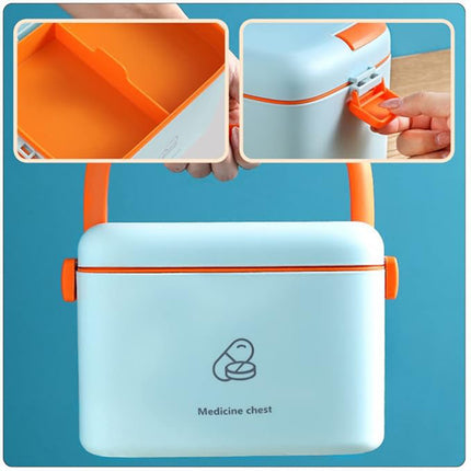Large Capacity Home First Aid Kit Standing Emergency Medical Storage Box Use