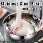Stainless Steel Kitchen Kneading Bowl Durable Household Baking Cooking Basin