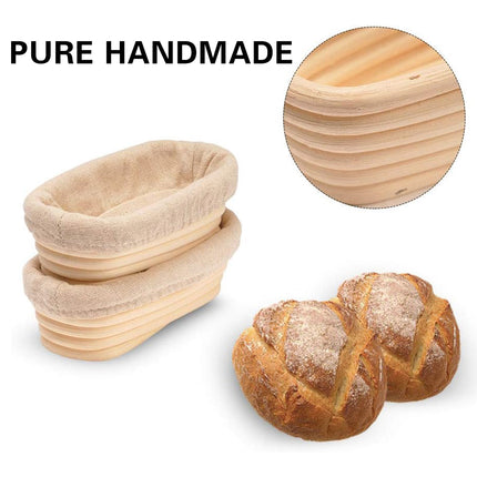 Fermentation Basket Baking Tool Rattan Woven Household Bread Proofing Basket