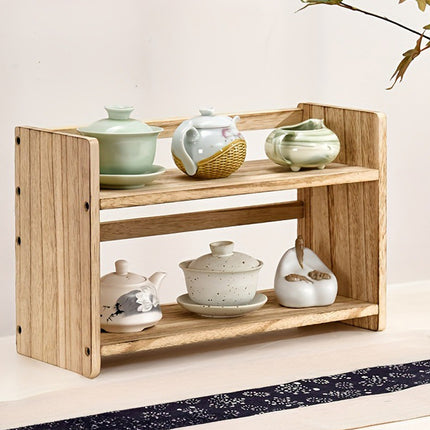 Solid Wood Movable Bookend Storage Decoration For Home Office Desk Shelf Durable