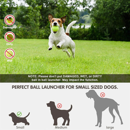 Pet Ball Thrower Elastic Launcher Dog Toy Automatic Ball Interactive Play