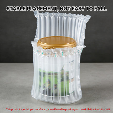100PCS Air Column Protective Bags Shockproof Packaging for Milk Powder Cans