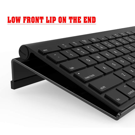 Transparent Tilted Keyboard Stand Bracket Holder for Computer PC Home Office