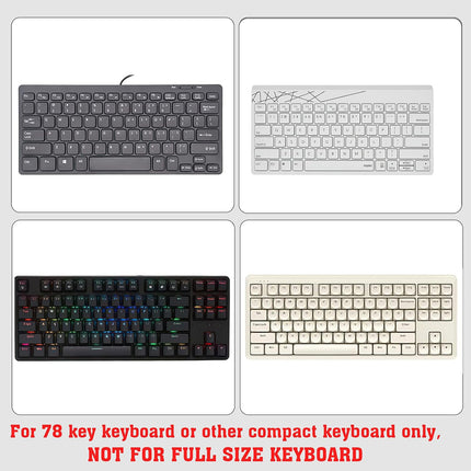 Transparent Tilted Keyboard Stand Bracket Holder for Computer PC Home Office