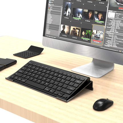 Transparent Tilted Keyboard Stand Bracket Holder for Computer PC Home Office