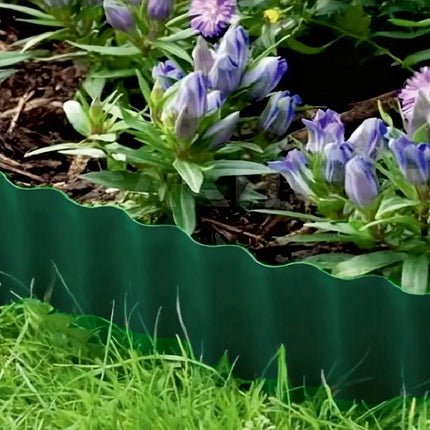 Green Garden Landscape Edging Border Flexible Lawn Fence Roll Outdoor Decor