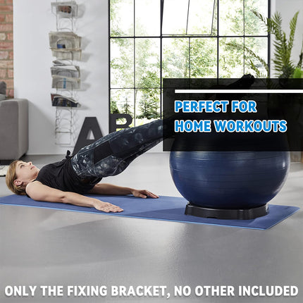 Yoga Ball Stabilizing Base Non Slip Fitness Accessory for Yoga Pilates Exercise
