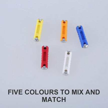 200PCS Torpedo Car Fuse Assortment Kit with Colour Coded Ratings for Vehicle Maintenance