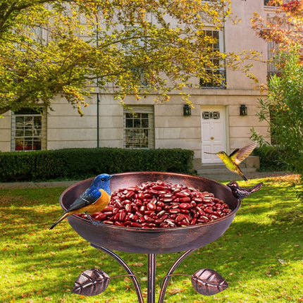 Outdoor Garden Bird Feeder Hanging Water Dispenser for Patio Balcony Wild Birds