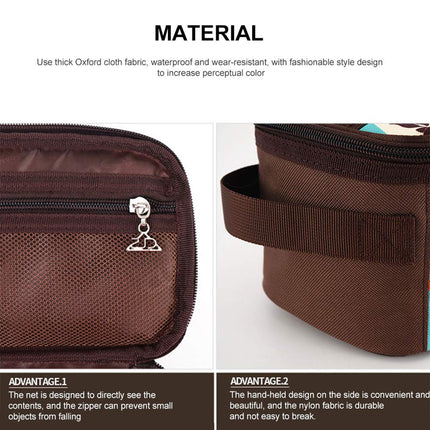 Camping Cookware Storage Bag Portable Travel Wash Bag Tableware Organizer Case