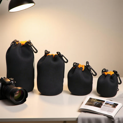 4PCS Waterproof Camera Lens Bag Durable for DSLR Mirrorless Camera Lens Storage