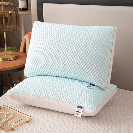 2pcs Summer Cool Breathable Neck Pillow Comfortable Travel Cushion for Sleeping