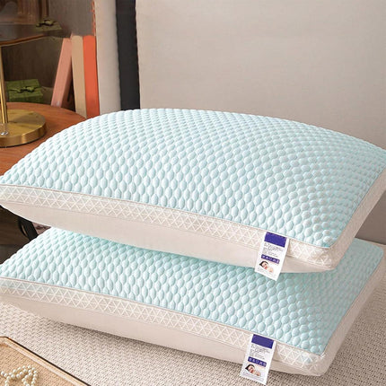 2pcs Summer Cool Breathable Neck Pillow Comfortable Travel Cushion for Sleeping