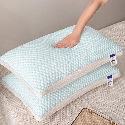 2pcs Summer Cool Breathable Neck Pillow Comfortable Travel Cushion for Sleeping