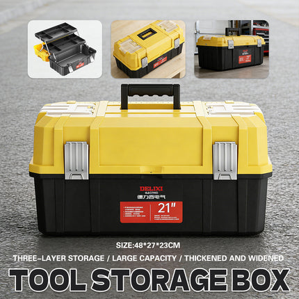 Tool Storage Box Multi Function Large Capacity Portable Tool Storage Organizer