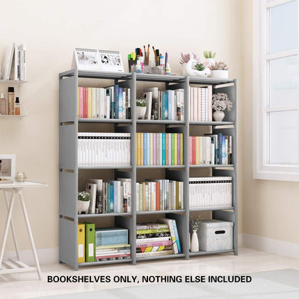 Minimalist Bookshelf Storage Cabinet for Living Room Bedroom Office Space Saving