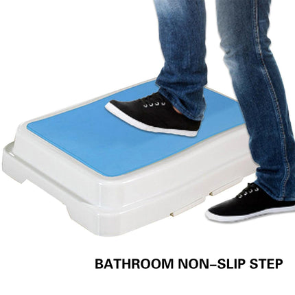 Bathroom Anti Slip Foot Stool Durable for Shower Bathtub Toilet Safety Use