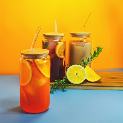 500ml Water Bottle With Lid And Straw Reusable Drinkware Leakproof HeatResistant