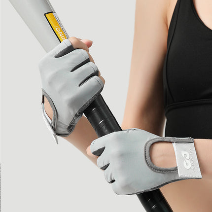 Non-Slip Wear-Resistant Breathable Fingerless Sports Gloves Cycling Gym Workout